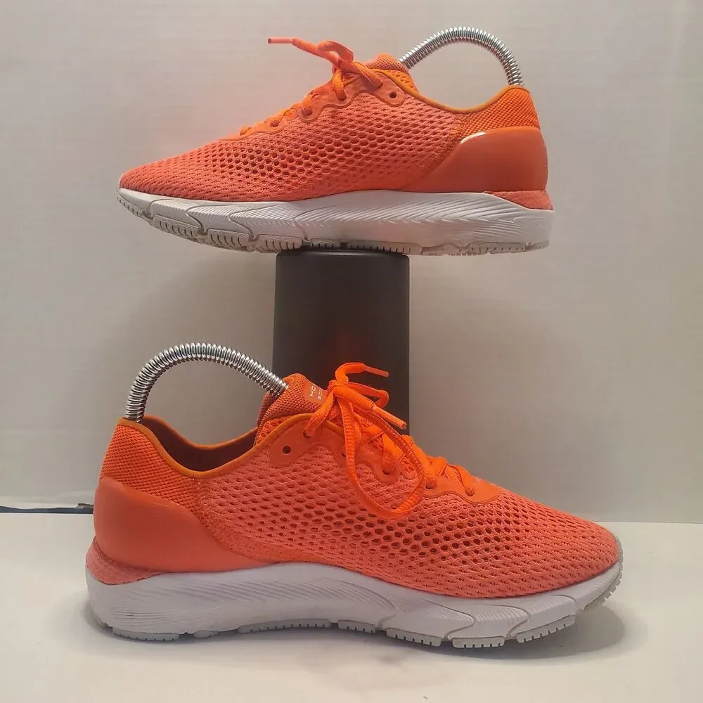 Under Armour HOVR Sonic 4 Women’s 7.5 Orange White Running Shoes 3023559-601